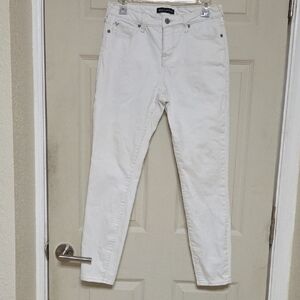 True Religion Women's Cream Skinny Jeans